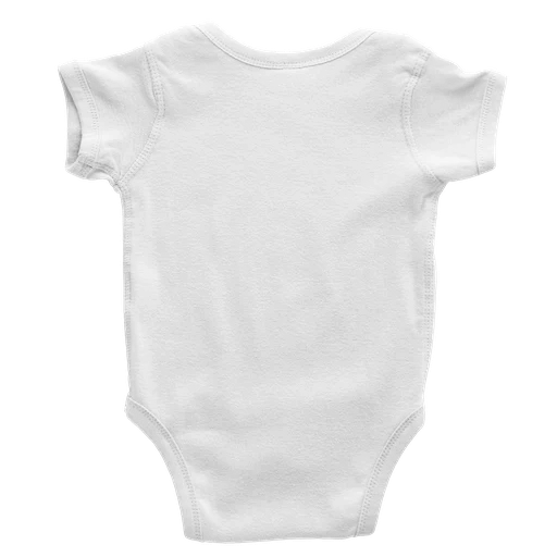 Here Cometh, The Slender Man' Organic Short-Sleeved Baby Bodysuit